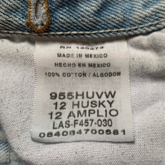 Vintage jean shorts distressed wrangler husky - Picture 4 of 7